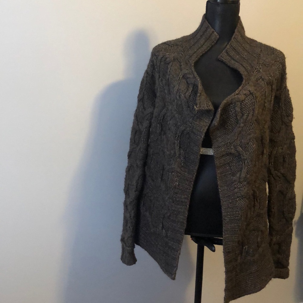 J crew Hand knit open cardigan